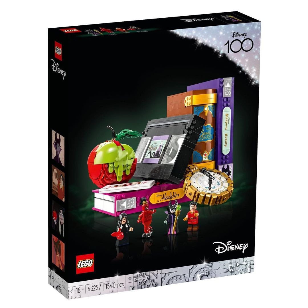 Rivelati i set LEGO Coppie Disney (43226) e Icone dei cattivi Disney  (43227) - Mattonito