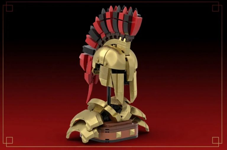 LEGO Ideas Spartan Helmet of Leonidas Raggiunge 10.000 Sostenitori