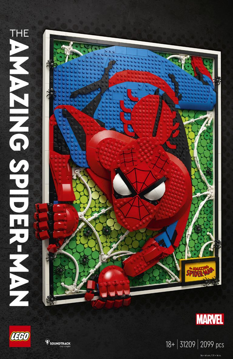 Rivelato Ufficialmente il set LEGO Art The Amazing Spider-Man (31209)