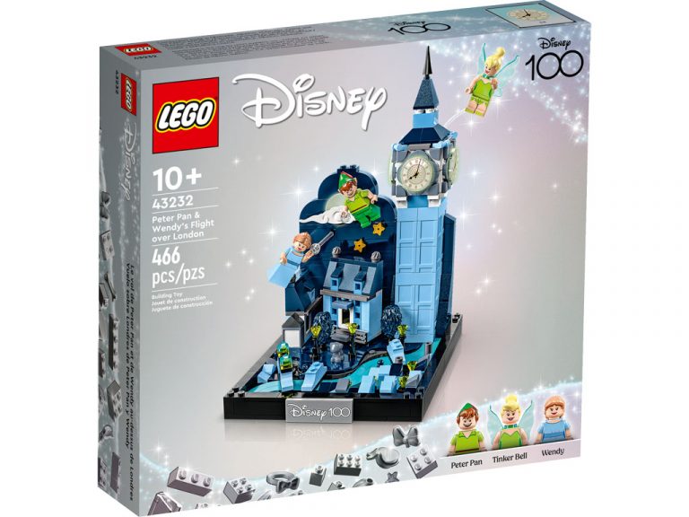 Rivelato il set LEGO Disney Volo su Londra di Peter Pan e Wendy (43232)