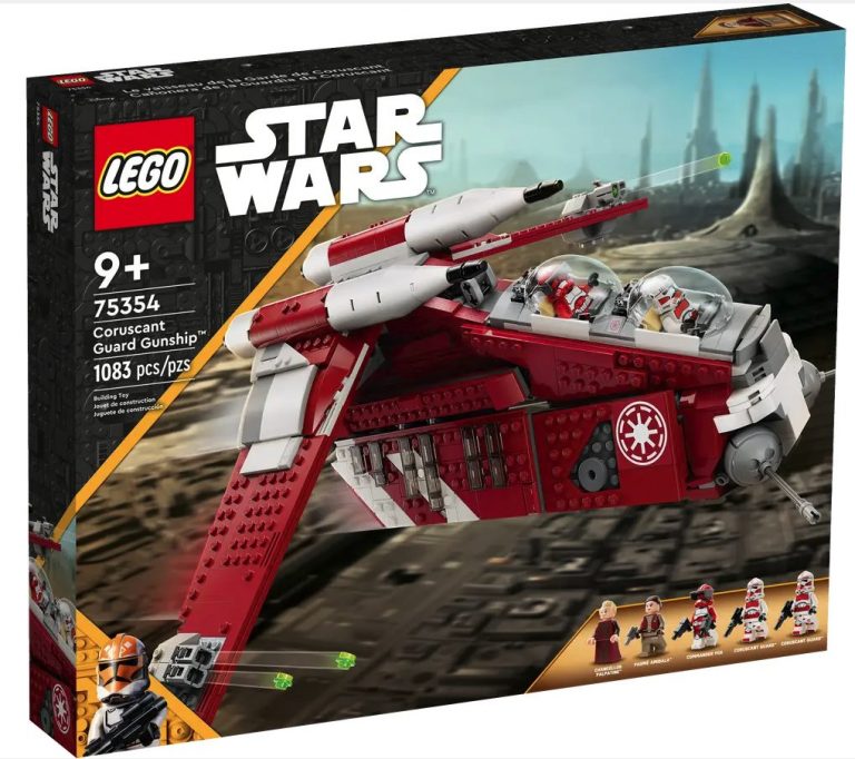 Disponibile il set LEGO Star Wars Gunship della Guardia di Coruscant (75354)