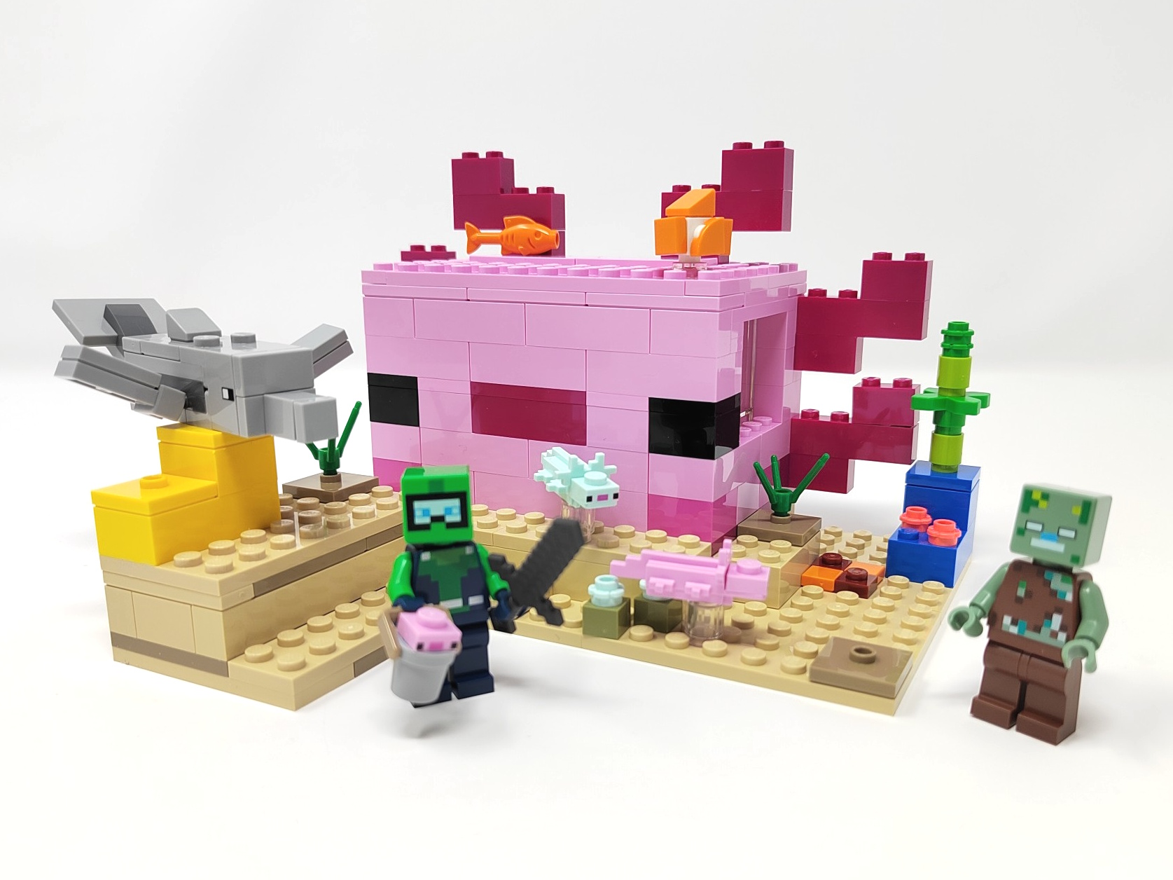 A Casa do Axolotl 21247 LEGO® Minecraft®