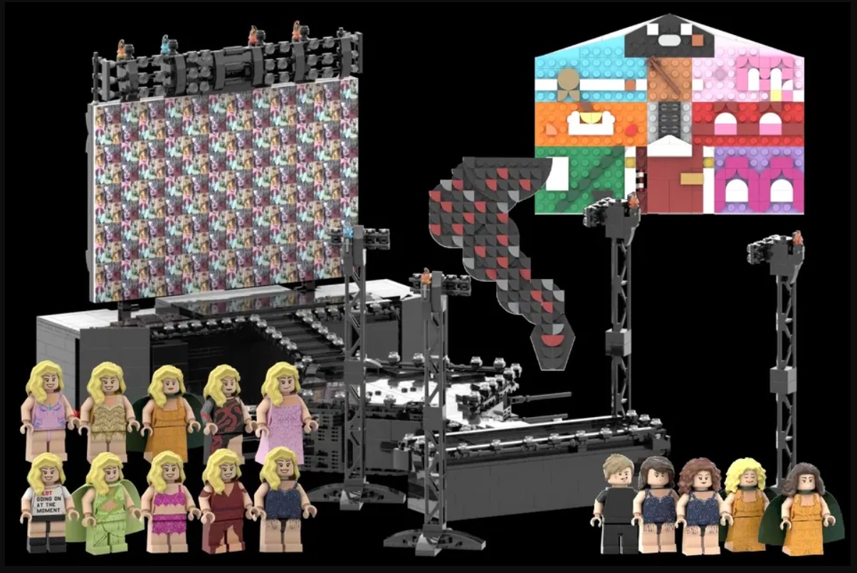 LEGO Ideas Taylor Swift: The Eras Tour Raggiunge 10.000 Sostenitori -  Mattonito